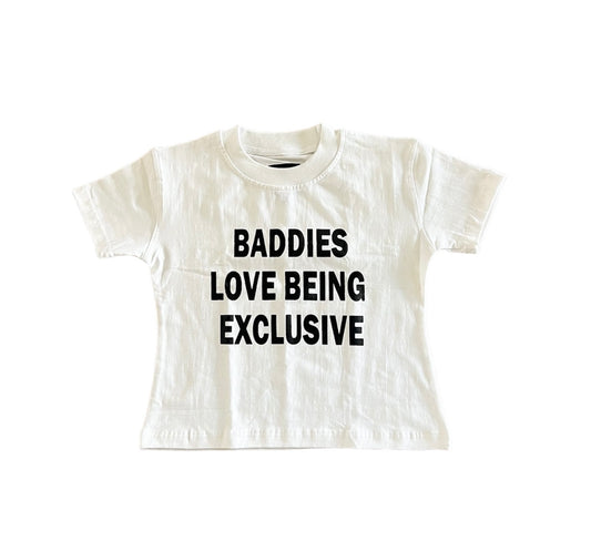 "Exclusive Baddie" Baby Tee